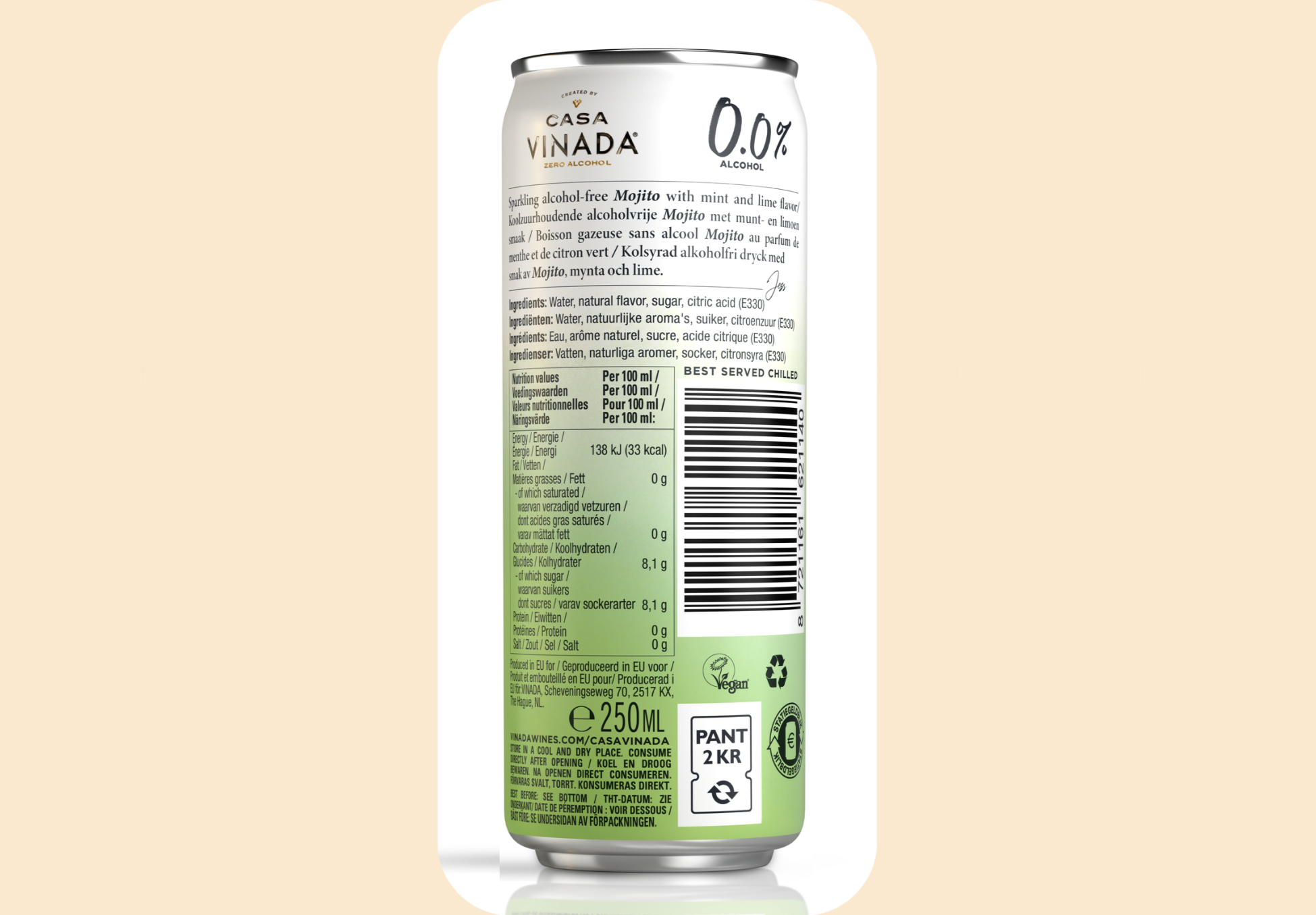 Mojito (0.0%) Vegan by CASA VINADA — VINADA®
